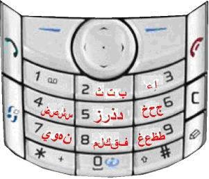 Keypad arabic